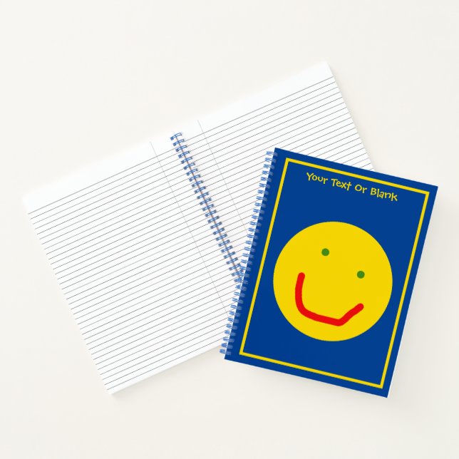 Smiling Sun Happy Face Notebook (Inside)