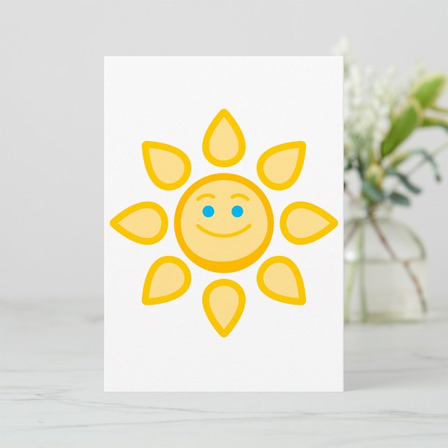 Smiling Sun Happy Sunshine Invitation (Creator Uploaded)