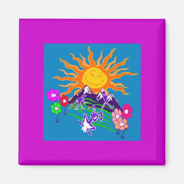 Smiling Sun Magnet (Front)
