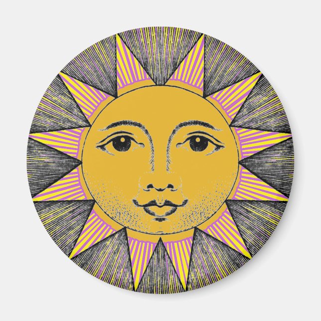Smiling Sun Magnet (Front)