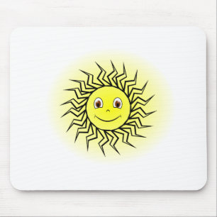 Smiling Sun Mouse Pad