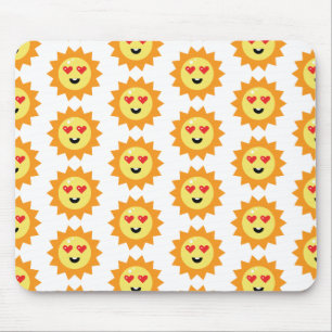 Smiling Sun Mouse Pad