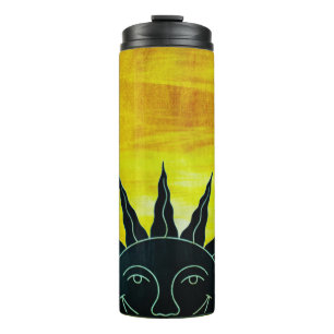 Smiling Sun Thermal Tumbler