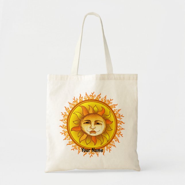 Smiling Sun  Tote Bag  (Front)