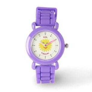 Smiling sun watch