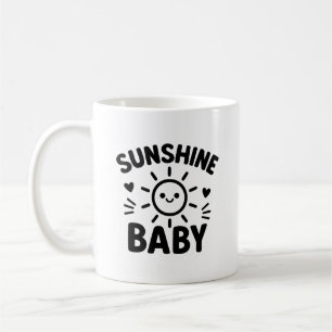 Smiling suncolor for babies and families coffee mug