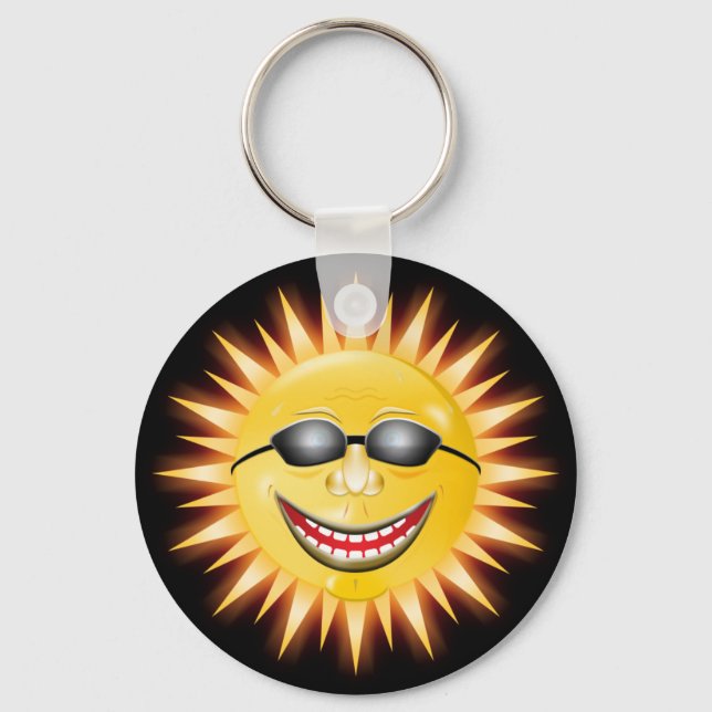 Smiling Sunshine Key Ring (Front)