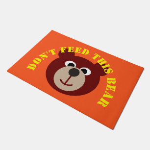 Smiling Teddy Bear + your background & ideas Doormat