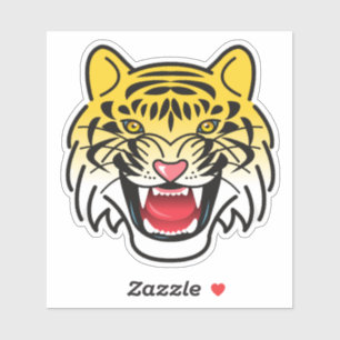 Smiling Tiger Face Artwork-21876