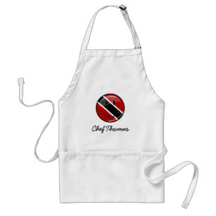 Smiling Trinidad and Tobago Flag Standard Apron