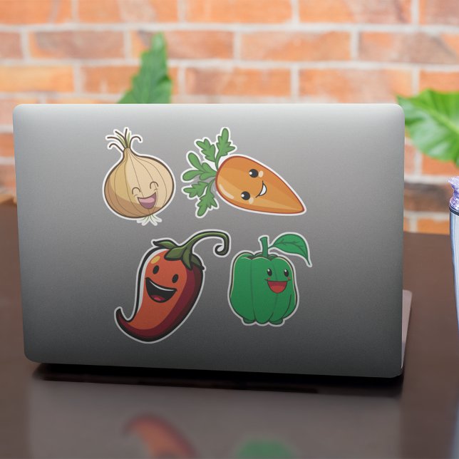 Smiling Veggie Friends (Creator Uploaded)
