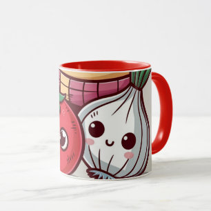 Smiling Veggies Coffee Mug