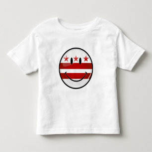 Smiling Washington DC Flag Toddler T-Shirt