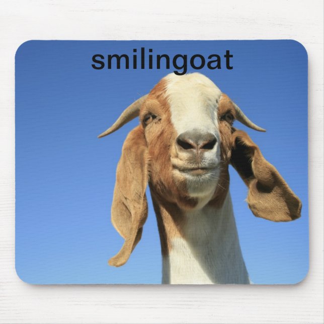 Smilingoat Mouse Pad (Front)