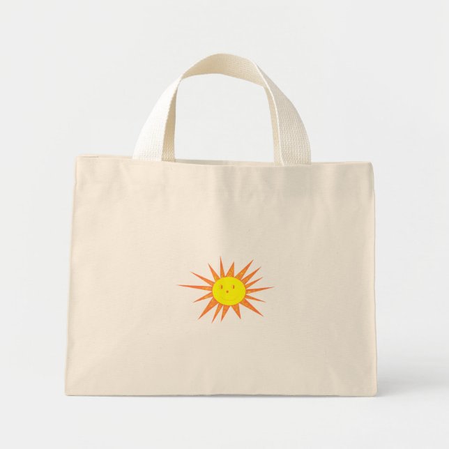 Smilling Sun tote bag (Front)
