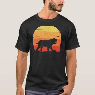 Smilodon Prehistoric Sabre Tooth Tiger Mountain Sa T-Shirt