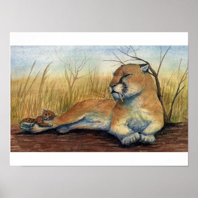 Smilodon Print (Front)