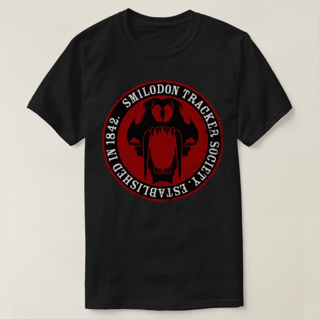 Smilodon Society T-Shirt (Design Front)