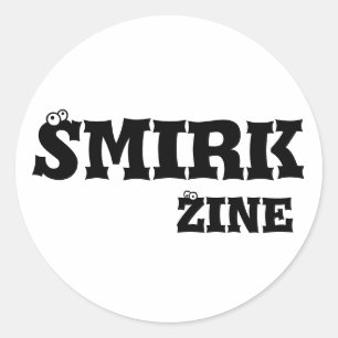 Smirk Zine small sticker