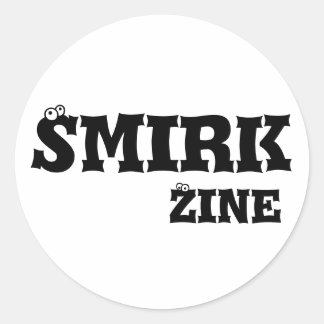 Smirk Zine small sticker