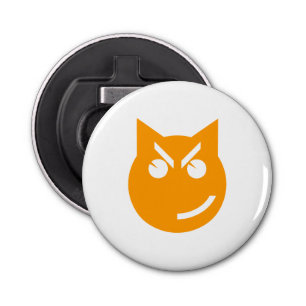 Smirking Emoji Cat Bottle Opener