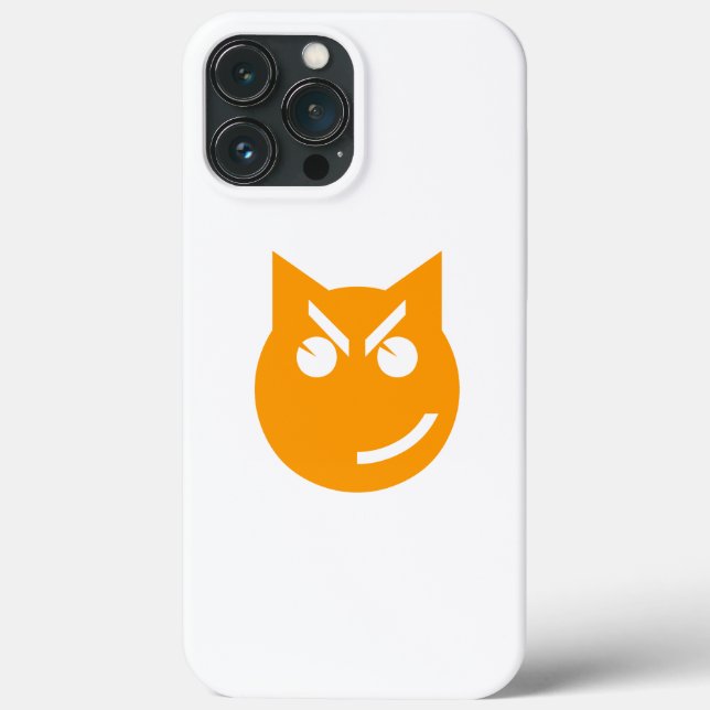 Smirking Emoji Cat Case-Mate iPhone Case (Back)