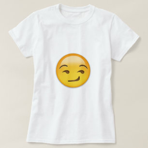 Smirking Face Emoji T-Shirt