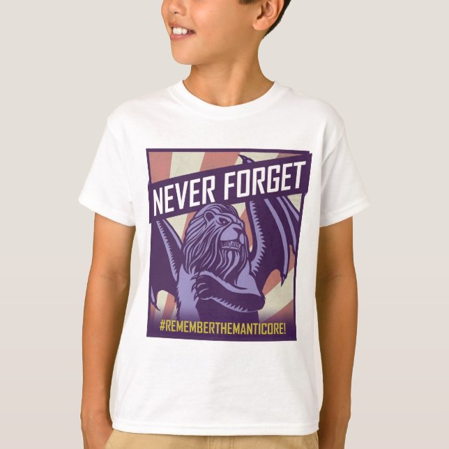 SMITE: Manticore Never Forget T-Shirt (Front)