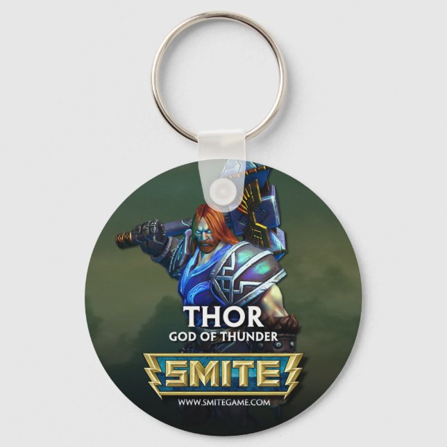 SMITE: Thor, God of Thunder Key Ring (Front)