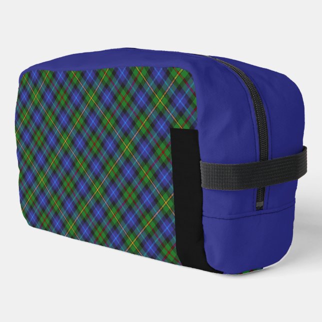 Smith Clan Scottish Tartan Plaid Pattern Dopp Kit (Left Corner)