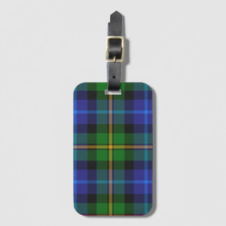 Smith Clan Scottish Tartan Plaid Pattern Luggage Tag