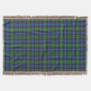 Smith Clan Scottish Tartan Plaid Pattern Throw Blanket
