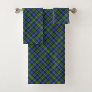 Smith Clan Tartan Highland Grooming Wrap Bath Towel Set