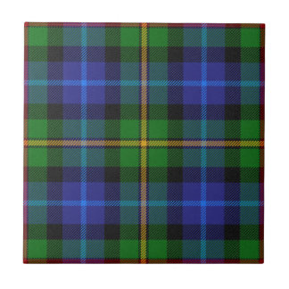 Smith Clan Tartan Plaid Pattern Ceramic Tile