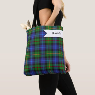 Smith Clan Tartan Plaid Pattern Tote Bag