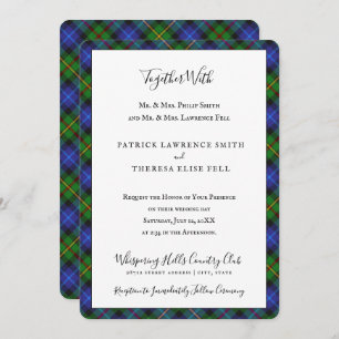 Smith Clan Tartan Scottish Plaid Invitation