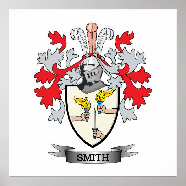 Smith Coat of Arms Poster (Front)