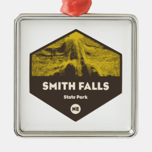 Smith Falls State Park Nebraska Metal Ornament