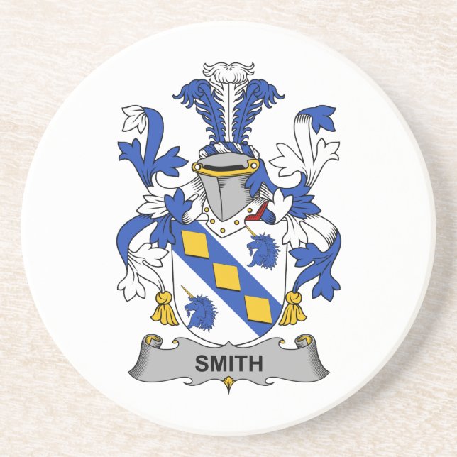 Smith Family Crest Coaster (Front)
