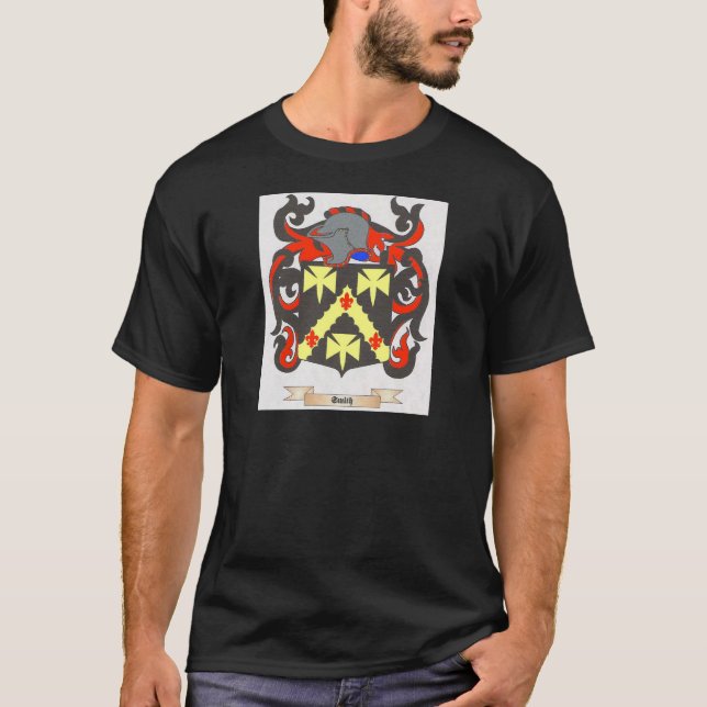 Smith Family Crest Heraldry Image to personalise T-Shirt (Front)