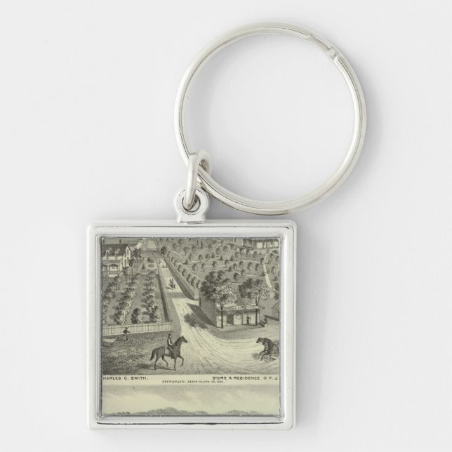 Smith, Herman residences, store Key Ring (Front)