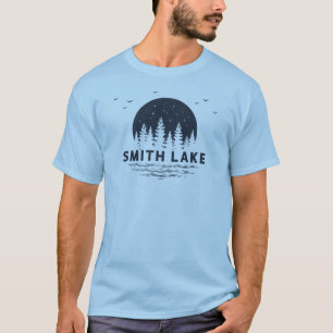 Smith Lake Treeline Navy Tee
