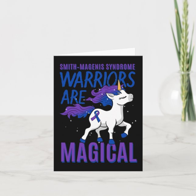 Smith–magenis Syndrome Developmental Disorder Sms  Card (Front)