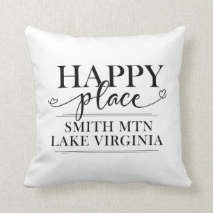 Smith Mountain Lake Happy Place Cushion