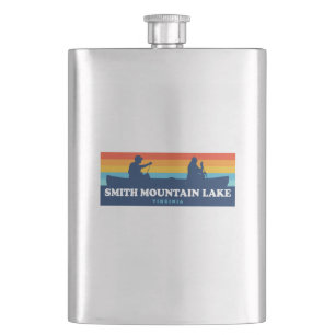 Smith Mountain Lake Virginia Canoe Hip Flask