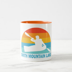 Smith Mountain Lake Virginia Kayak Two-Tone Coffee Mug