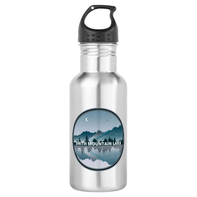 Smith Mountain Lake Virginia Reflection 532 Ml Water Bottle (Front)