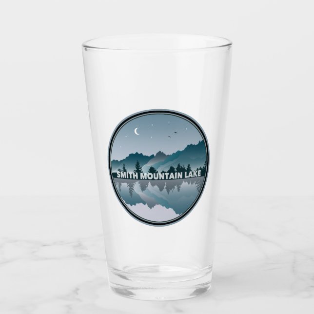 Smith Mountain Lake Virginia Reflection Glass (Front)