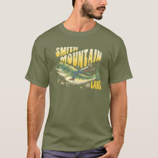 Smith Mountain Lake Virginia Striped Bass Fishing T-Shirt