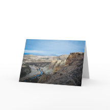 Smith Rock Canyon Greeting Card (Blank)